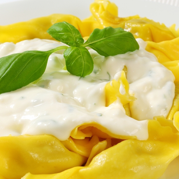 Homemade Chunky Egg Noodles With Cream Sauce Recipe