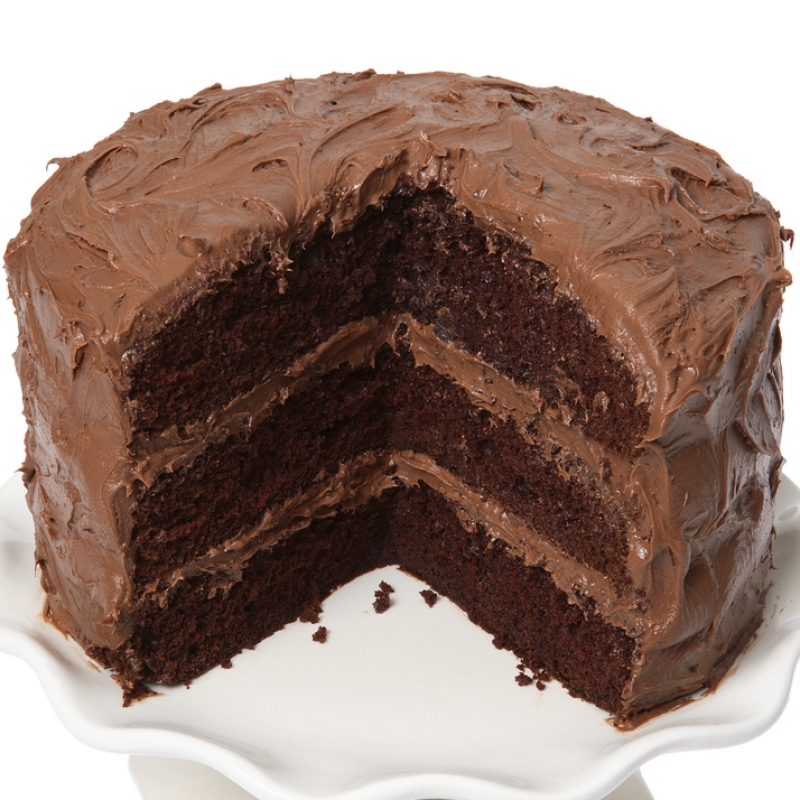 Chocolate Fudge Cake With Cream Cheese Frosting