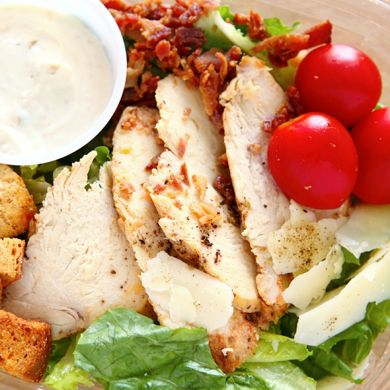 Caesar Salad With Chicken And Bacon Recipe