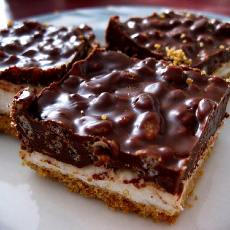 Chocolate Peanut Butter Marshmallow Bars Recipe