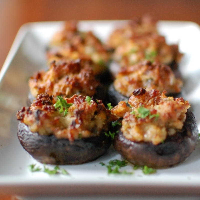Sausage Stuffed Mushrooms Recipe