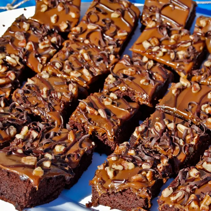 Brownies With Caramel Frosting Recipe